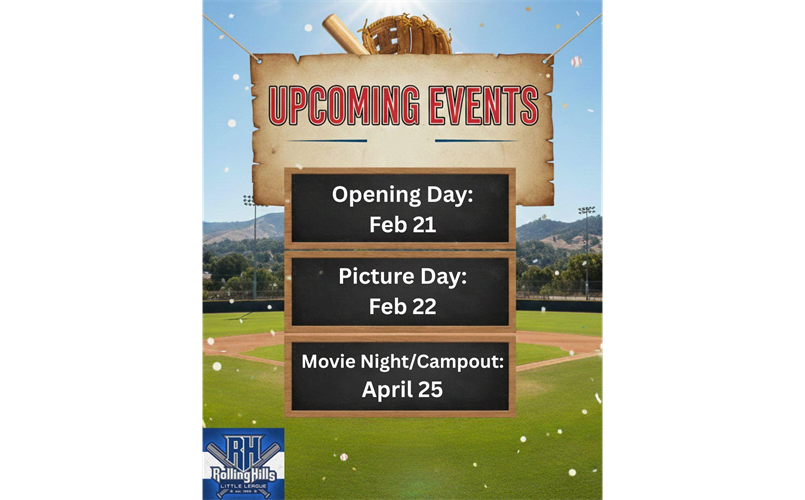 Upcoming Events!